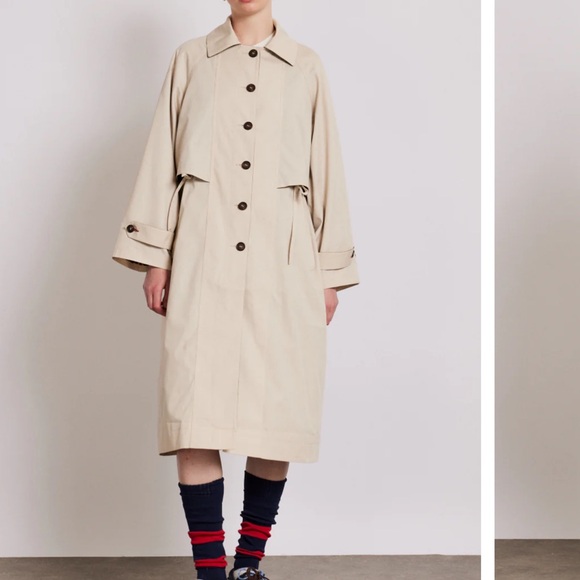 DAMSON MADDER Camille Trench Coat NWT - Picture 4 of 5